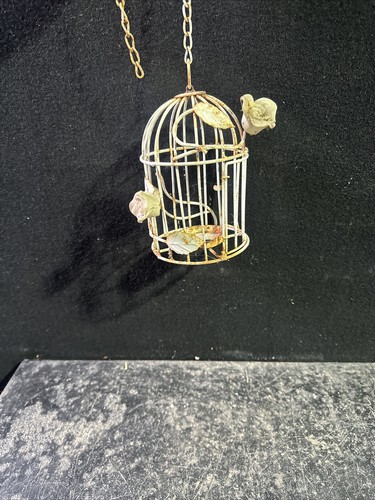 Bird cage wire hanging - wire, tea