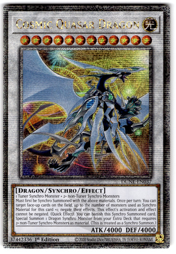 Yugioh cosmic quasar dragon - cosmic,
