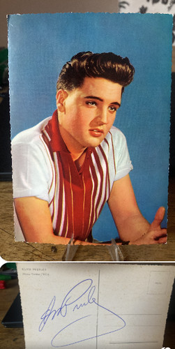 Elvis presley autograph - presley,