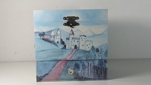 Vintage musical jewellery box - vintage,