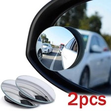 2x Blind Spot Mirror Rear Side View Towing Car Van Motorcycle Adjust Wide Angle