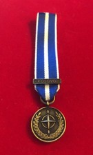 Miniature nato kosovo medal - miniature,