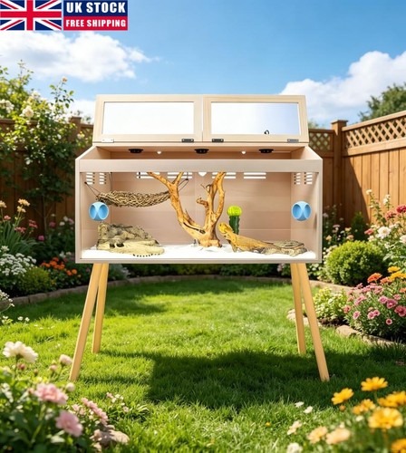 130l wooden modern - wooden, reptile