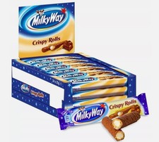 Milkyway crispy rolls Full box of 24 bars.