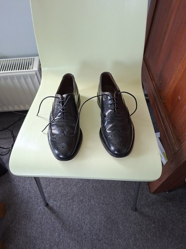 Loake men black brogues lace - men's,