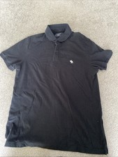 Men’s Size Medium Abercrombie And Fitch Polo Shirt Blue/Black