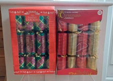 Christmas Crackers x 24 (2 x 12) Boxed Tesco Sainsburys Xmas Bundle Family NEW