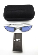 Arnette Sunglasses WHITE Frame Polarized Blue Lens 4257 2621/22    57-17 3p