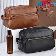PU Leather Toiletry Bag For