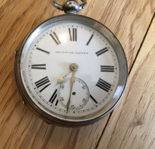 Vintage solid silver gents - silver,