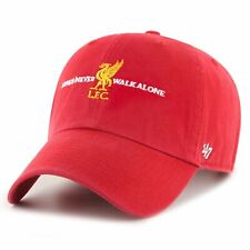 Liverpool Cap FC LFC '47 Brand Arched Clean Up Kings Never Walk Alone BNWT Red