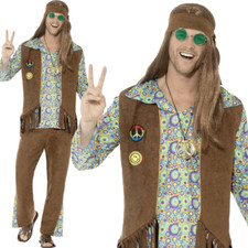Mens 1960s Hippie Costume