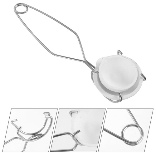 Crucible with tongs melting - crucible,