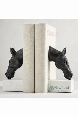 Pottery barn bronze horse - horse, &