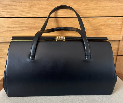 Vtg maclaren black handbag - vtg,