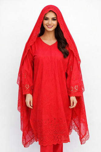 Piece lawn embroidered - 3,