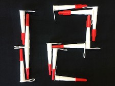 12 Spare Resealable mastic silicone sealant adhesive nozzles red cap