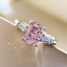 925 Silver Rings Gorgeous Pink
