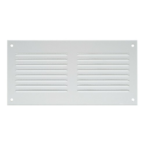 White metal air vent - metal, grille