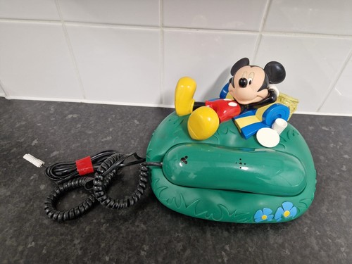 Vintage mickey mouse telephone - vintage,