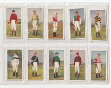 Ogden's Cig Cards Jockeys 1930 14 very good condition odd cards