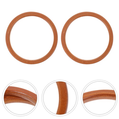 Pcs wooden round bag - 2,
