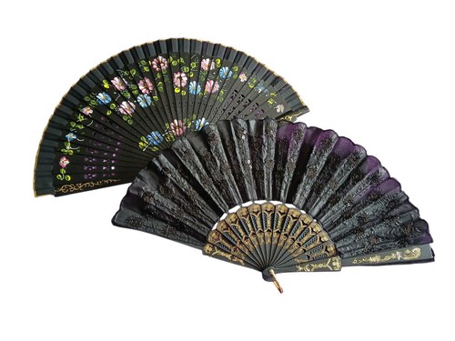 Vintage hand fans - vintage,
