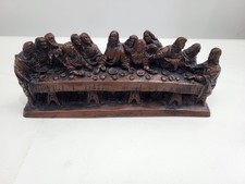 The Last Supper Sculpture Resin Priory Jesus Of Nazareth Christ Christian 11"