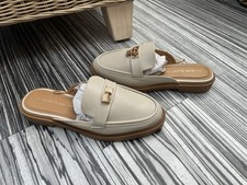 New Ladies River Island Loafer Sandals UK 4 Stone