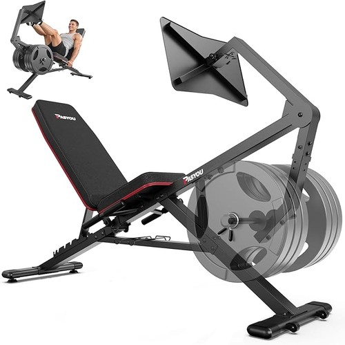 Leg press attachment for - leg,