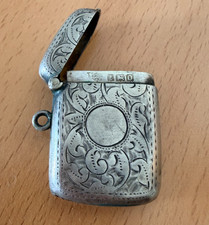 Sterling Silver Vesta Case –