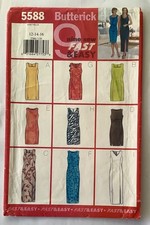 Butterick 5588 Sewing Pattern