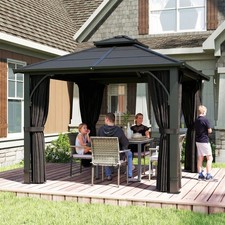 2.5x2.5 m Hardtop Gazebo with