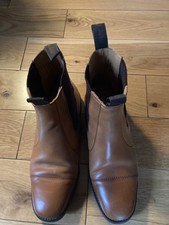 Men’s Loake tan dealer boots