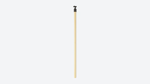 Wooden operating pole with - operating,