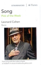 LEONARD COHEN  STARBUCKS