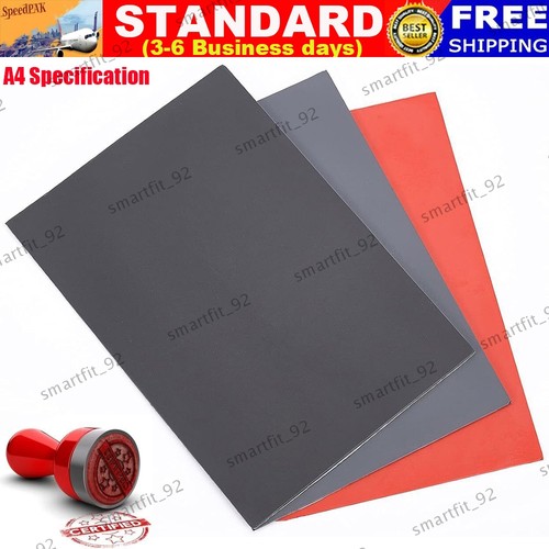 Rubber stamp sheets - rubber,