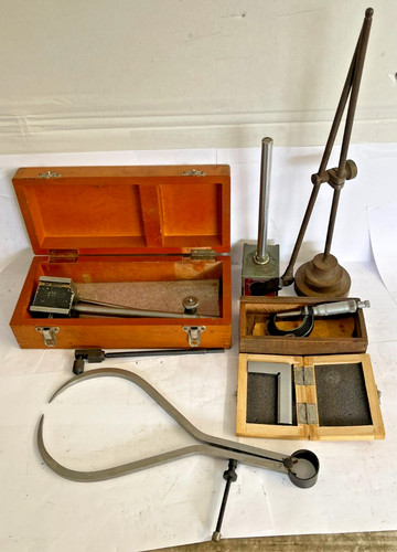 Used magnetic bases - magnetic, micrometer