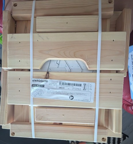 Ikea knagglig pine box - knagglig,