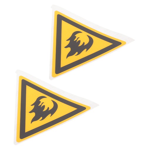 Pcs flammable warning decal - 2,