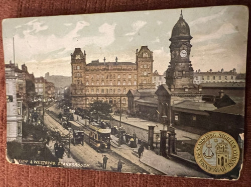 Antique postcard scarborough - antique,
