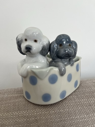 Nao lladró poodles figurine - poodles,