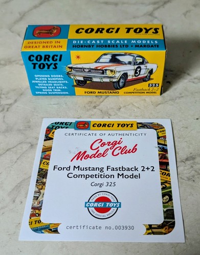 Corgi club diecast repro 325 - corgi,