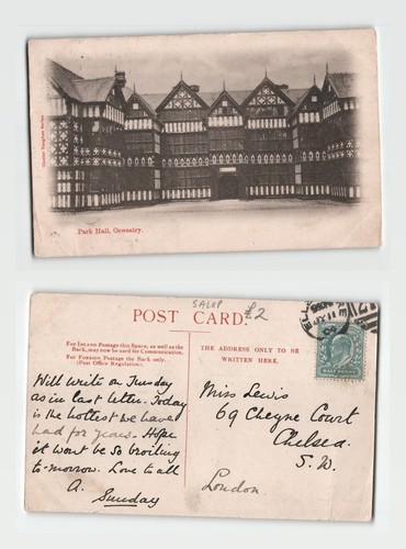 Postcard park hall oswestry - -,