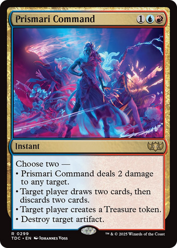 Mtg prismari command tdc - mtg,