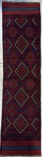 Handmade wool runner - handmade, 2x8