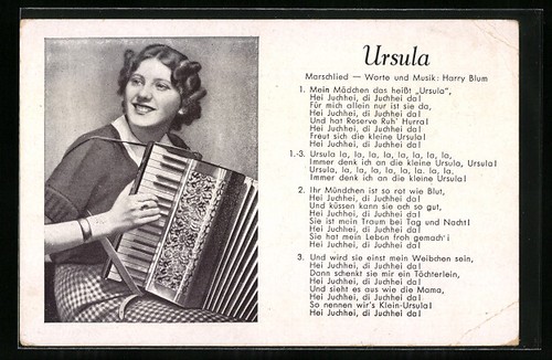 Marching song ursula - ursula,, girl