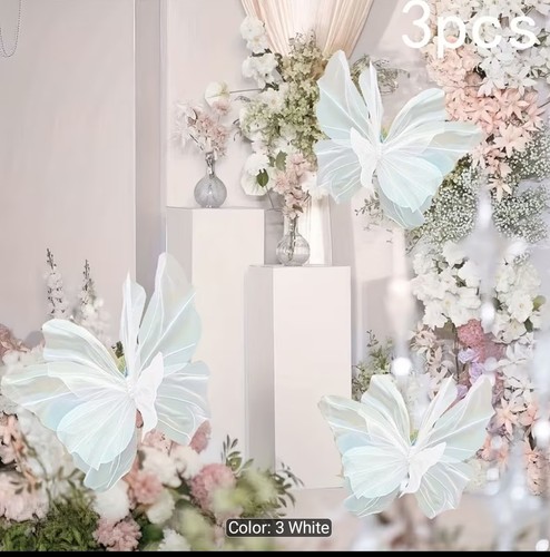 Big glittery butterflies - big,
