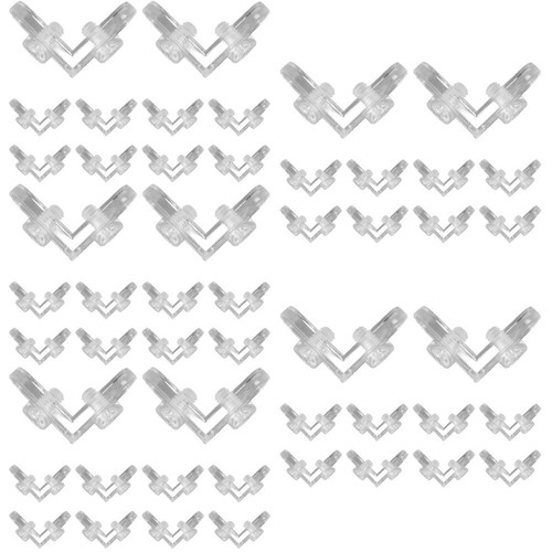 Acrylic shaped brackets - acrylic,