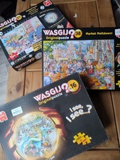 x3 Wasgij Jigsaw 1000 Piece Puzzles Bundle